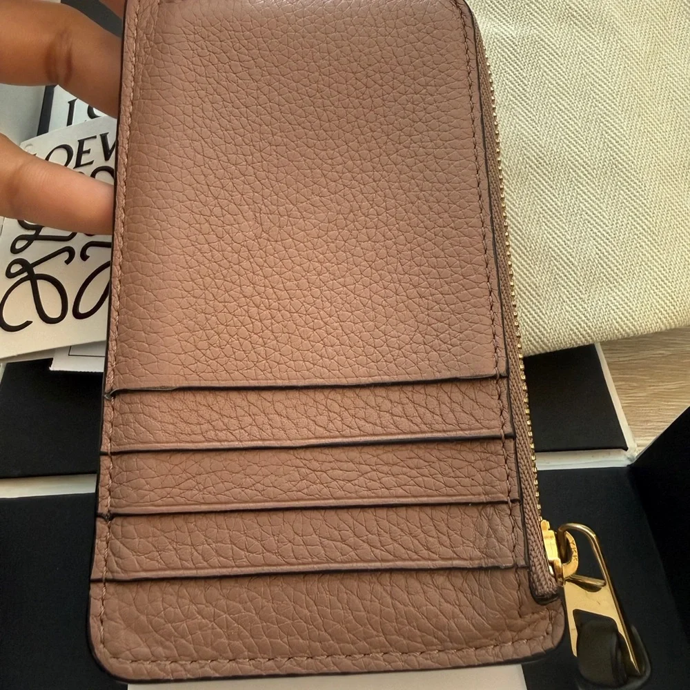 Loewe Leather Zip Wallet Coin cardholder